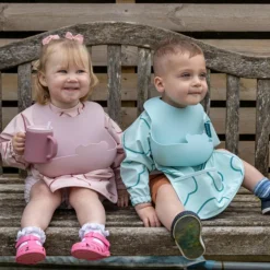 Set de 2 bavoirs Rose