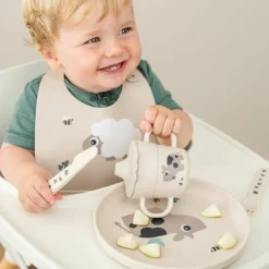 Set de 3 couverts Foodie Tiny farm Sable