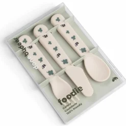 Set de 3 couverts Foodie Tiny farm Sable