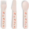 Set de 3 couverts Foodie Tiny farm Rose