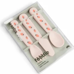 Set de 3 couverts Foodie Tiny farm Rose