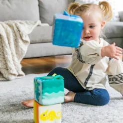 Set de 4 cubes souples Explore & Discover