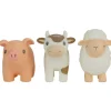 Set de 3 figurines de bain Little Farm
