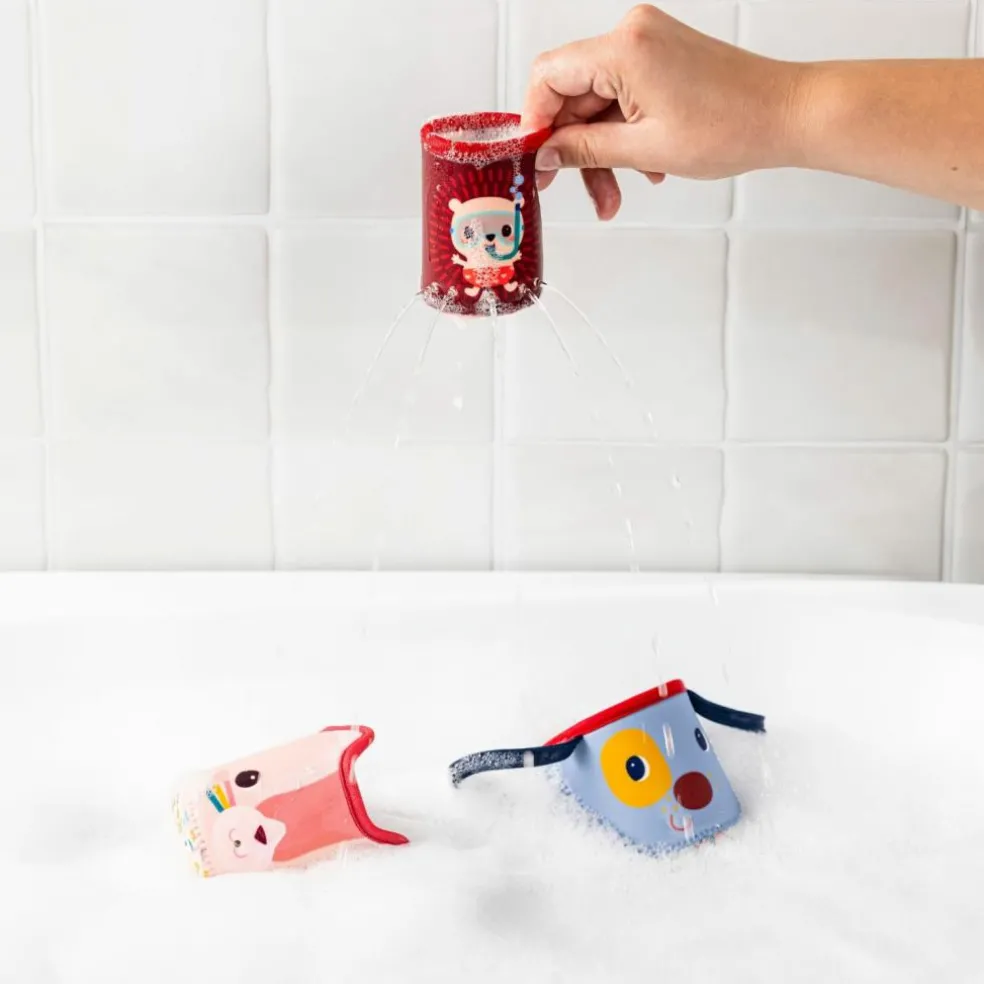 Set de 3 gobelets de bain Jules