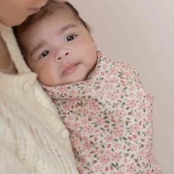 Set de 2 langes en gaze de coton Fairy Floral-Blossom (70 x 70 cm)