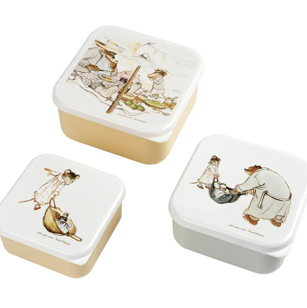 Set de 3 lunch box Ernest et Célestine