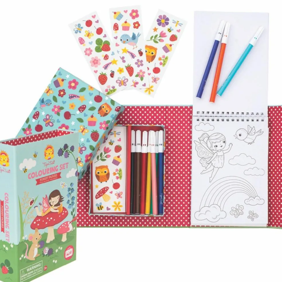 Set de coloriage fées de la forêt