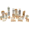 Set de cubes en bois Farm (34 pièces)