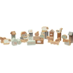Set de cubes en bois Farm (34 pièces)