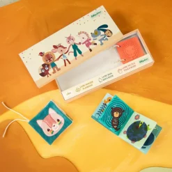 Set de naissance 3 livres sensoriels Jardin