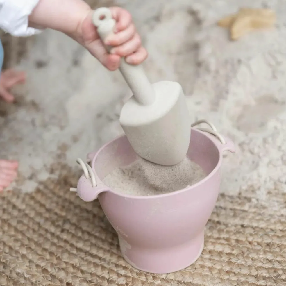 Set de plage rose (5 pièces)