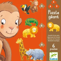Set de puzzle Ouistiti et ses amis (38 pièces)