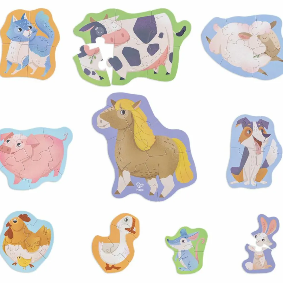 Set de puzzles Les animaux de la ferme