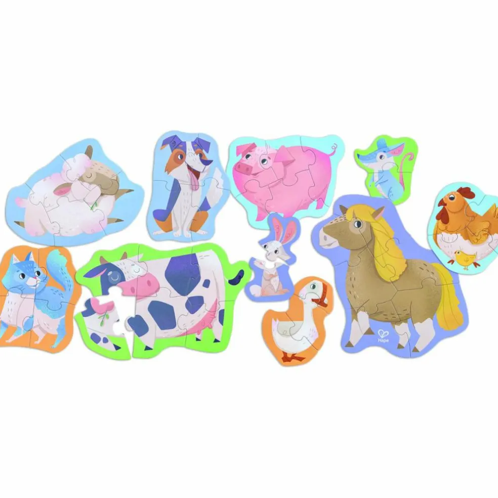 Set de puzzles Les animaux de la ferme