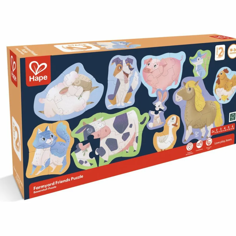 Set de puzzles Les animaux de la ferme