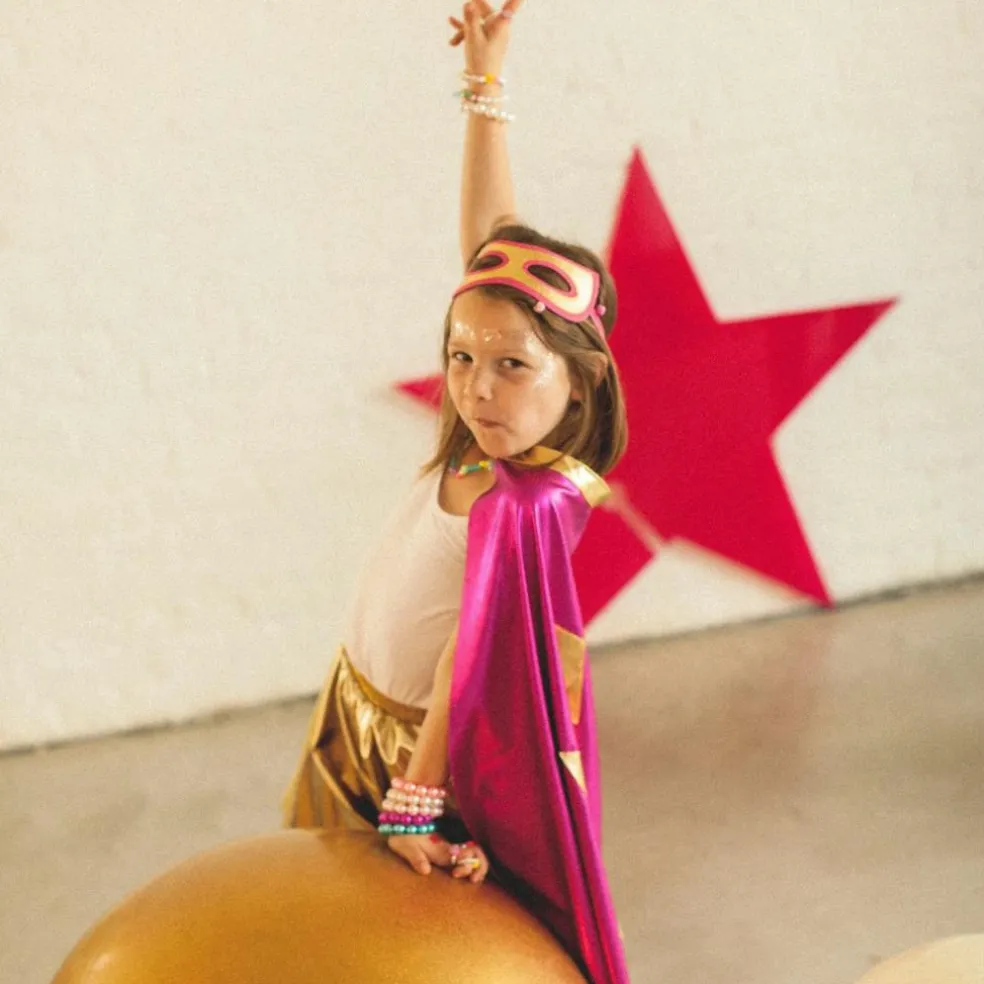 Set de supergirl Rose (4-10 ans)