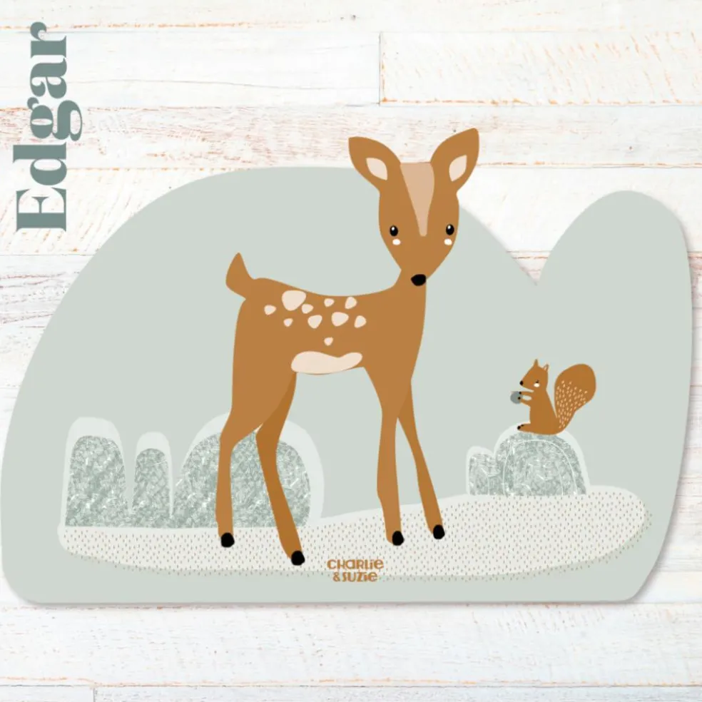 Set de table Biche Edgar personnalisable