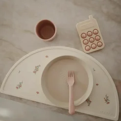 Set de table en silicone Pink Flowers