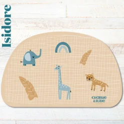 Set de table Isidore Animaux personnalisable