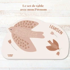 Set de table Paloma Palombes personnalisable