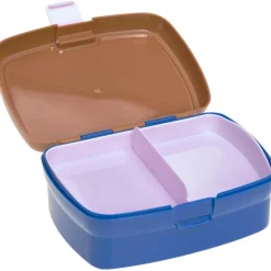 Set lunchbox et gourde Little Gang Caramel-blue