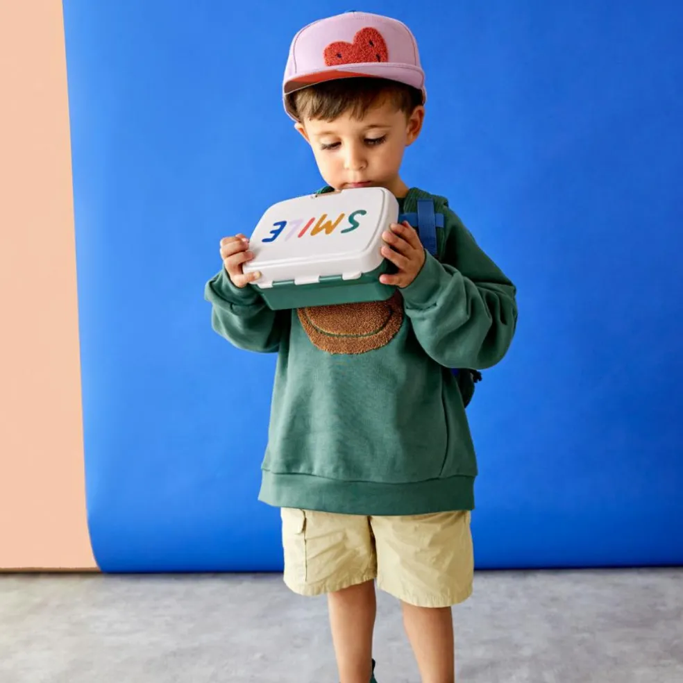 Set lunchbox et gourde Little Gang Ocean green