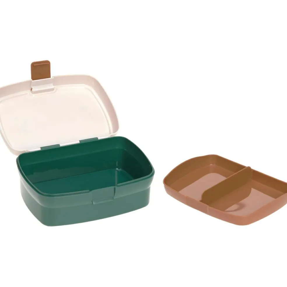 Set lunchbox et gourde Little Gang Ocean green
