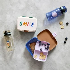 Set lunchbox et gourde Little Gang Ocean green