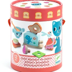 Set petit déjeuner en bois gourmandises du Chaton