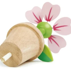 Set pot de fleur en bois