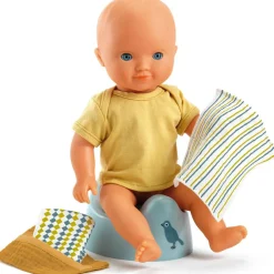 Set pot et lingettes Pomea pour poupée