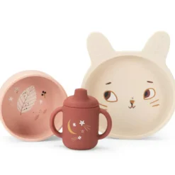 Set vaisselle silicone Après la pluie