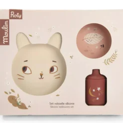 Set vaisselle silicone Après la pluie