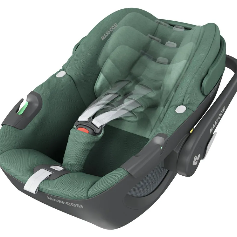 Siège auto Pebble 360 Essential Green (groupe 0+)