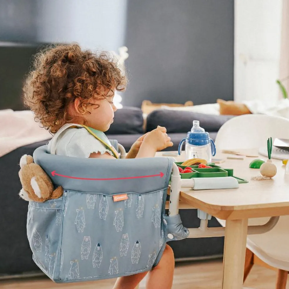 Siège de table nomade bleu