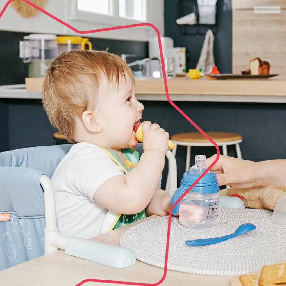 Siège de table nomade bleu