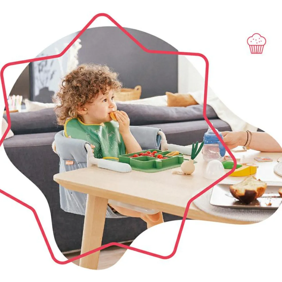 Siège de table nomade bleu