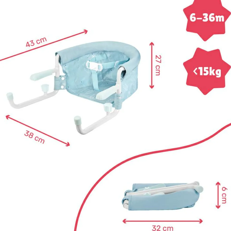 Siège de table nomade bleu