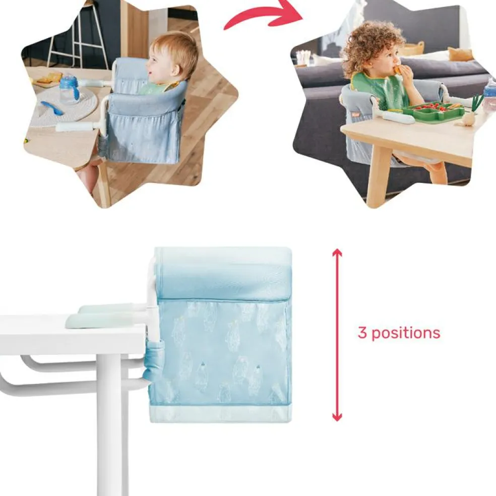 Siège de table nomade bleu