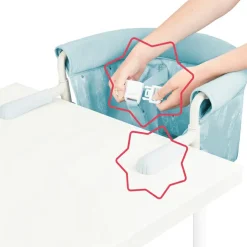 Siège de table nomade bleu