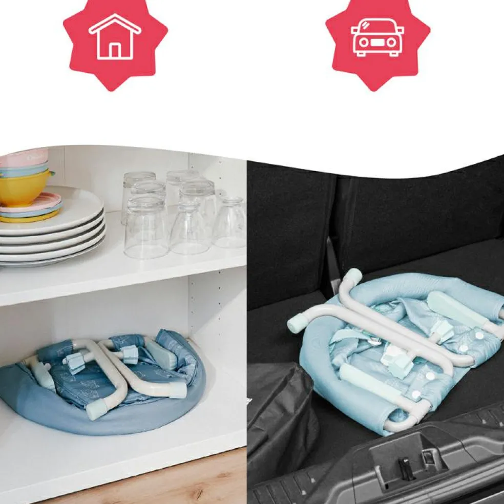 Siège de table nomade bleu