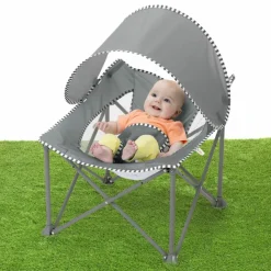 Siège de voyage Pop'n Chill Grey