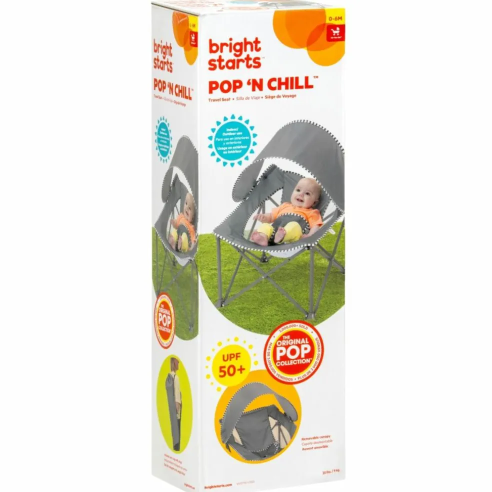 Siège de voyage Pop'n Chill Grey