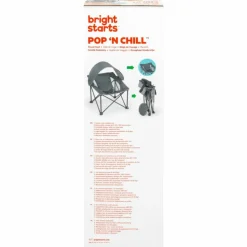 Siège de voyage Pop'n Chill Grey