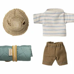 Souris de randonnée Grand frère à rayures bleues