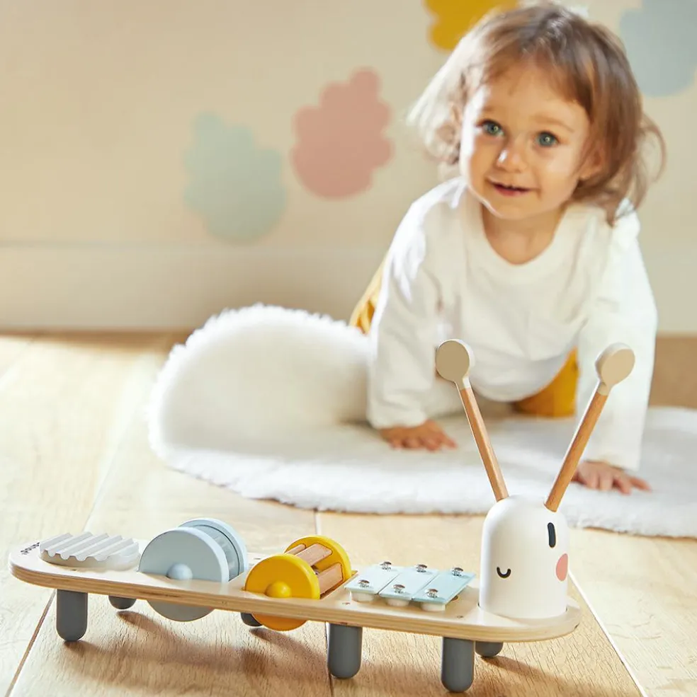 Stand d'éveil sonore chenille Sweet Cocoon