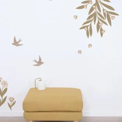 Sticker Branches et hirondelles