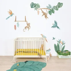 Sticker Fleurs oiseau du paradis