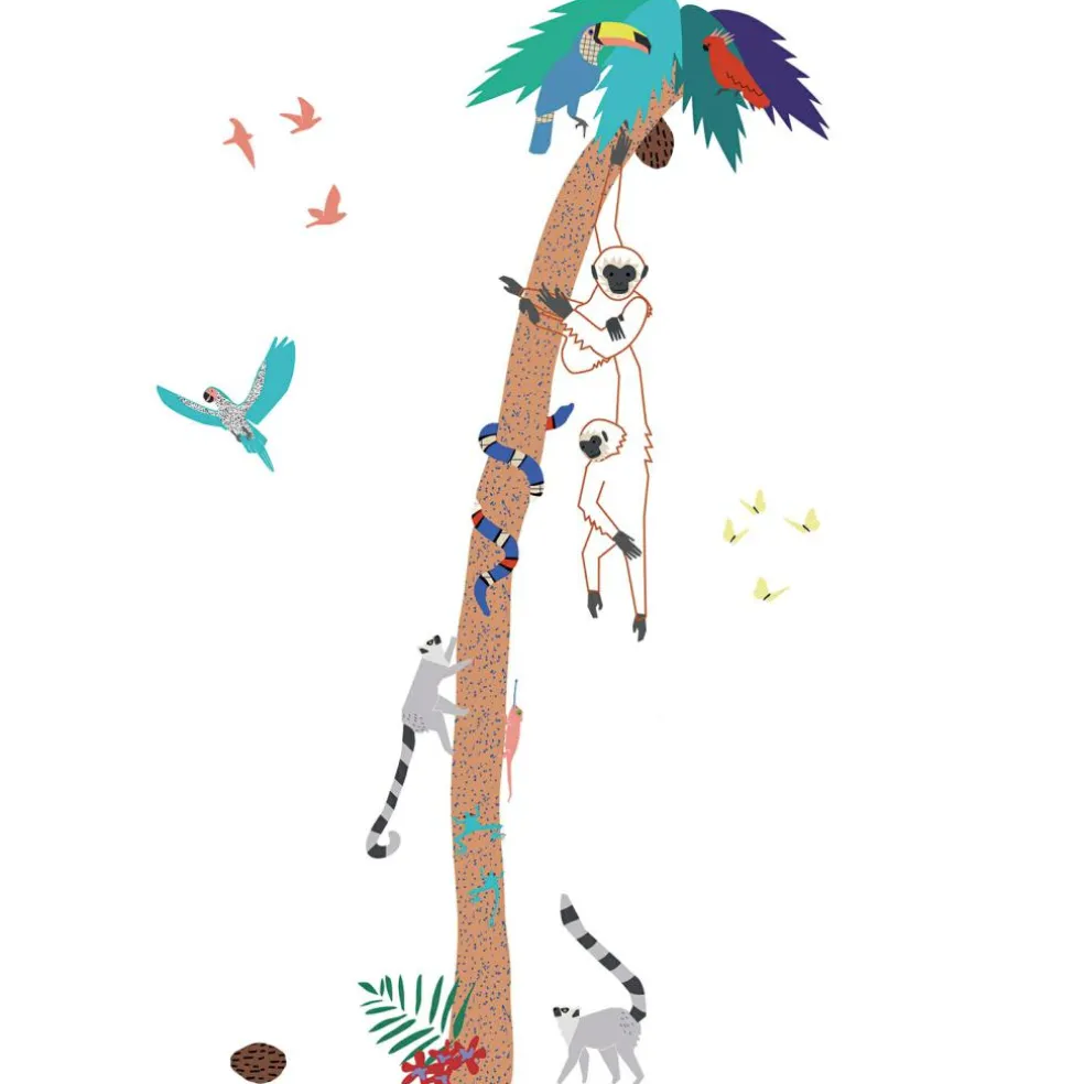 Sticker géant palmier Into the jungle