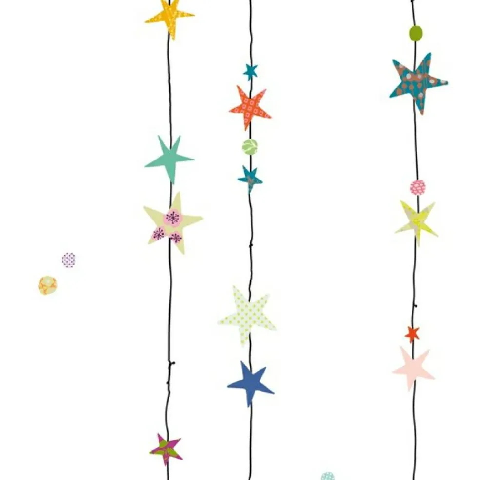 Sticker mural Fils d'étoiles gris